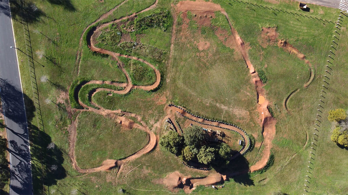 The Kenridge pump track, Durbanville